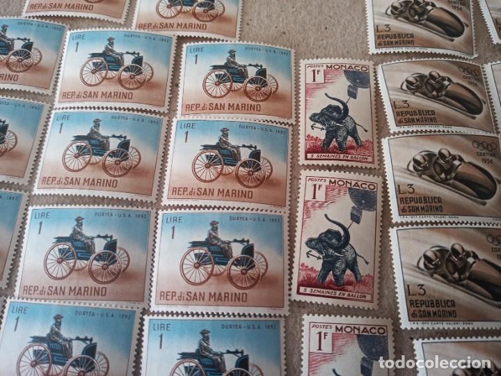 Sellos: LOTE DE SELLOS ANTIGUOS DE. MONACO - Foto 16