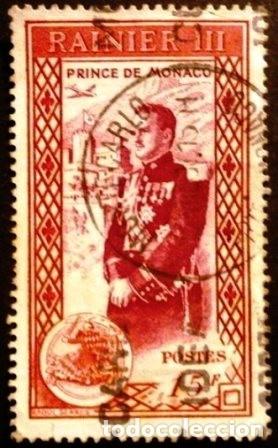 Sellos: 1950 M&Oacute;NACO . Pr&iacute;ncipe Rainiero III - Foto 1