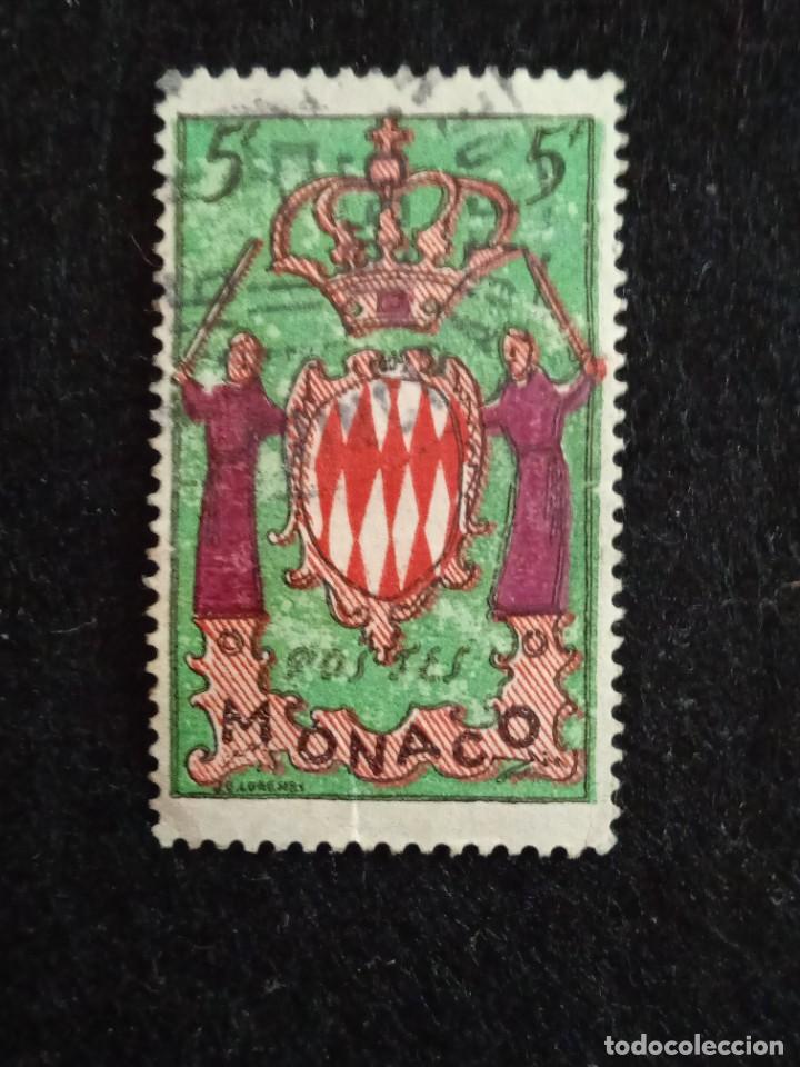 Sellos: MONACO 5 Fr. A&Ntilde;O 1920 - Foto 1