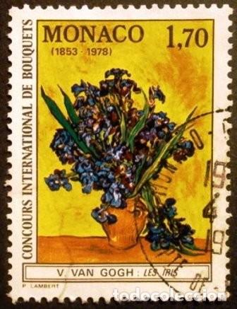 Sellos: 1978 M&Oacute;NACO. Concurso de composici&oacute;n Floral - Foto 1