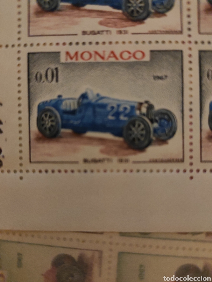 Sellos: sello sin circular monaco a&ntilde;o 1967 , bugatti 1931 - Foto 1