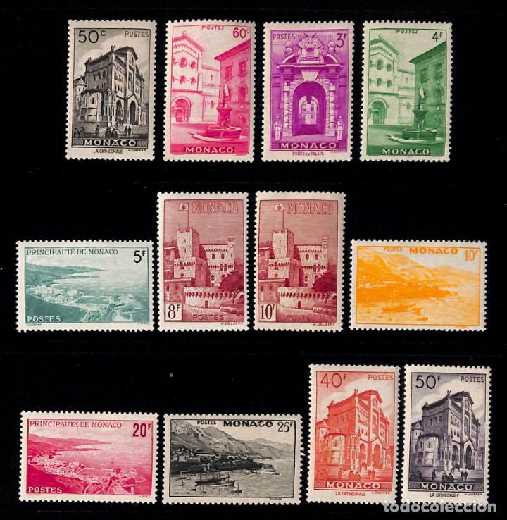 Sellos: MONACO, 1948-49 YVERT N&ordm; 307 / 313C /*/ - Foto 1