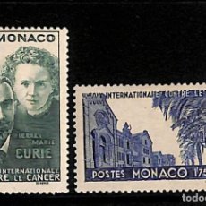 Sellos: MONACO, 1938 YVERT Nº 167 / 168 /*/. Lote 350507049