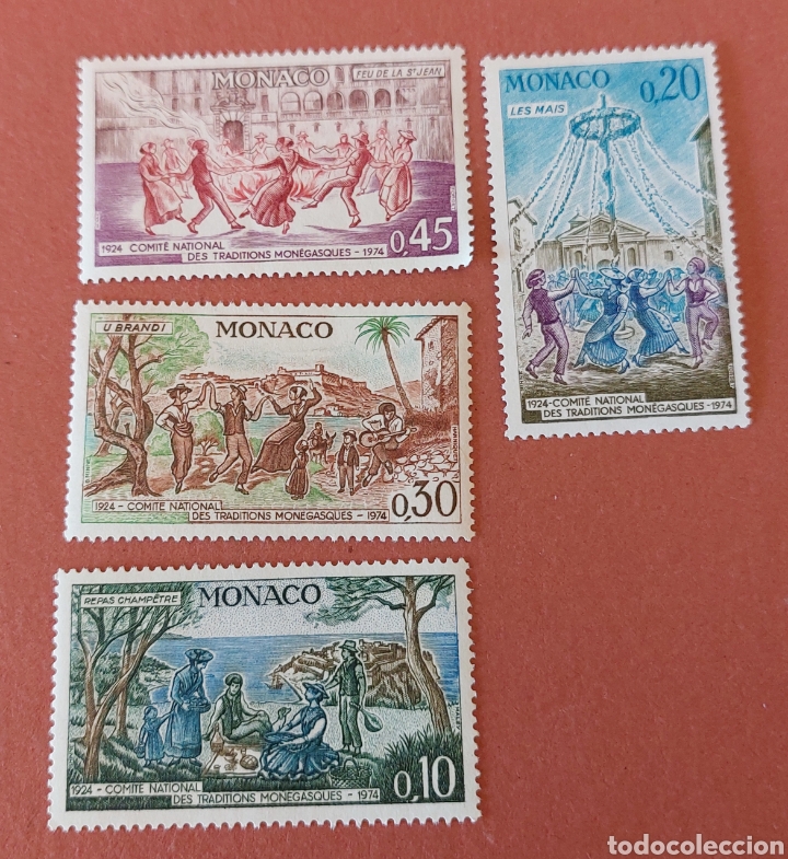 Sellos: Sellos M&oacute;naco 939/42 nuevos - Foto 1