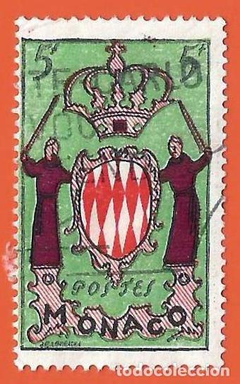 Sellos: MONACO. 1954. ESCUDO DE ARMAS - Foto 1