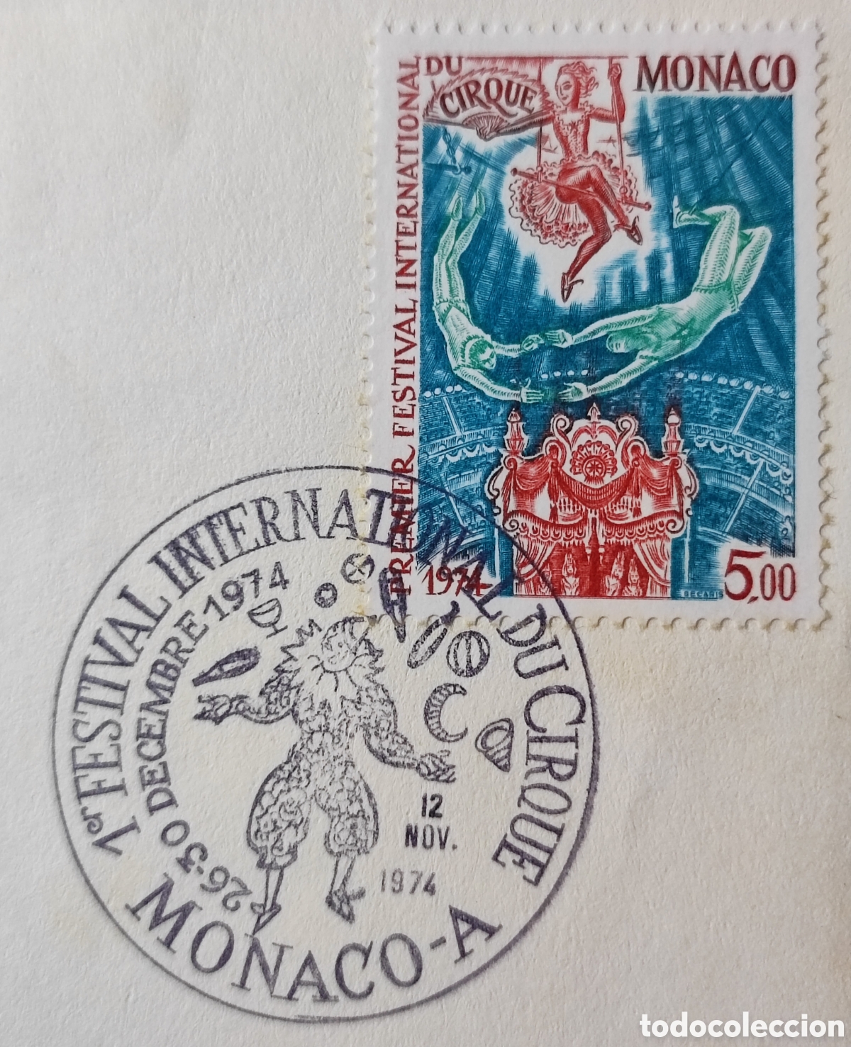 Sellos: M&oacute;naco SPD 1974 - Foto 2