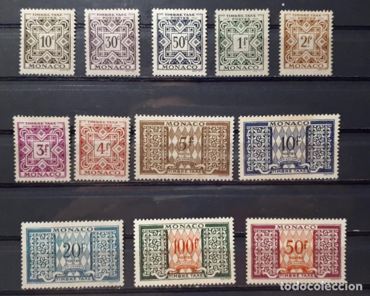 Sellos: MONACO * * y *. 1946-57. TASAS. S. CPTA. - Foto 2