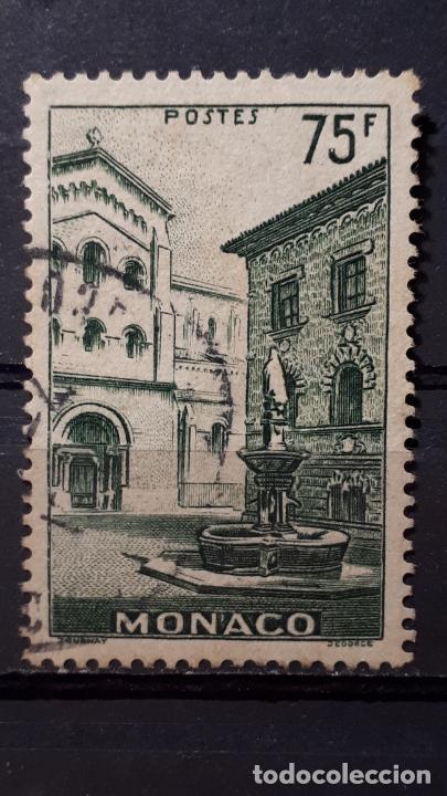 Sellos: MONACO &deg; 1954. Yvert 398, usado. - Foto 1