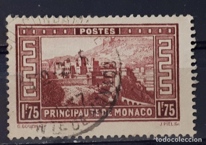 Sellos: MONACO &deg; 1933-37. Yvert 128. usado.. - Foto 1
