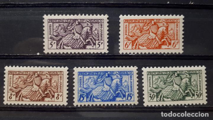 Sellos: MONACO ** 1955. Yvert 415/19. - Foto 1