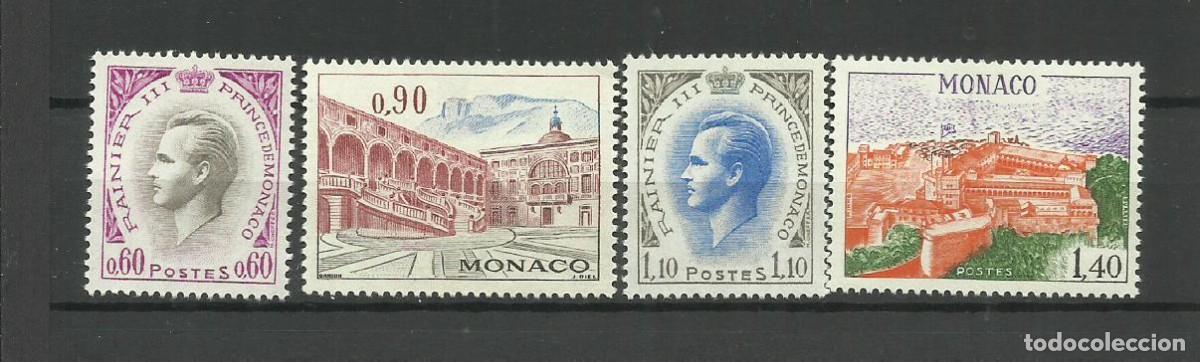 Sellos: MONACO-1971-**- SERIEE COMPLETA - Foto 1