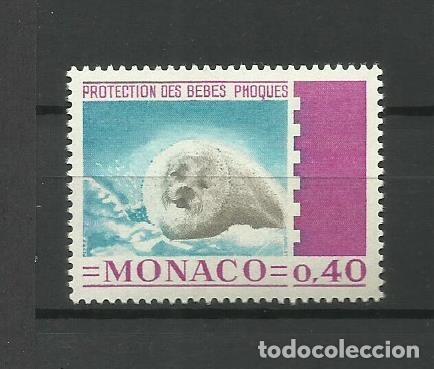 Sellos: MONACO-1970-**- PROTECCION BEBES FOCA - Foto 1