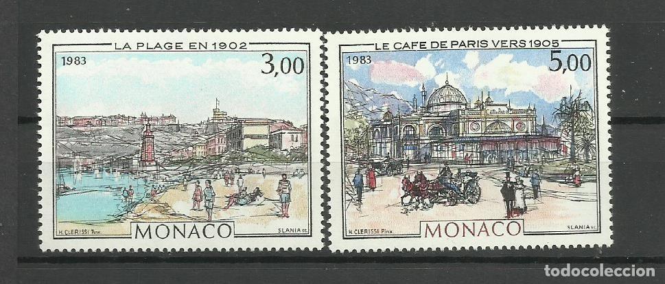 Sellos: MONACO- 1983 - ** LA BELLE EPOQUE (SERIE COMPLETA) - Foto 1