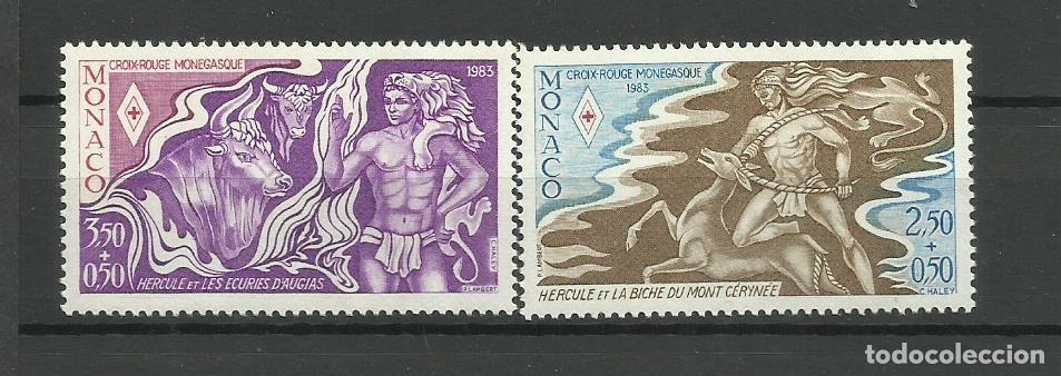 Sellos: MONACO- 1983 - ** TRABAJADORES DE HERCULES - Foto 1