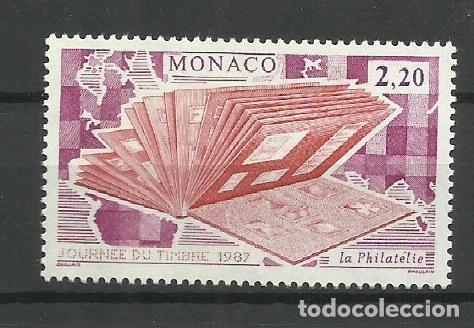 Sellos: MONACO- 1987 - ** - DIA DEL SELLO - Foto 1