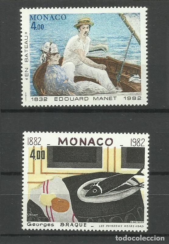 Sellos: MONACO 1982- **- PINTORES (SERIE COMPLETA) - Foto 1