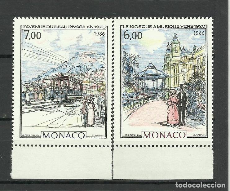 Sellos: MONACO 1986- - **- BELLE EPOQUE (SERIE COMPLETA) - Foto 1