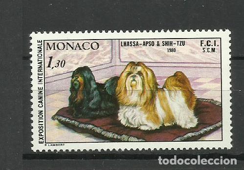 Sellos: MONACO 1980-**- FERIA CANINA - Foto 1