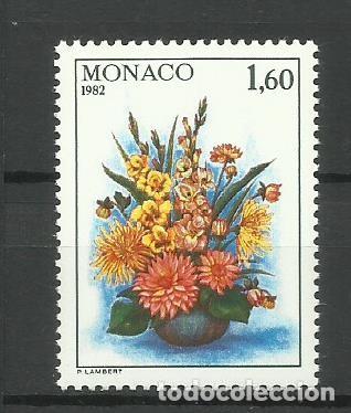 Sellos: MONACO 1982 -**- FLORES - Foto 1