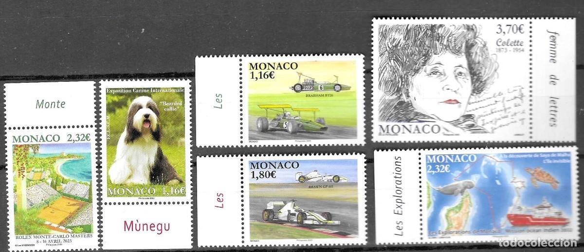 Sellos: LOTE DE SELLOS** DE MONACO 2023 - Foto 1