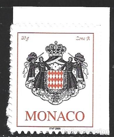 Sellos: MONACO 2535** - A&Ntilde;O 2006 - ESCUDO DE MONACO - Foto 1