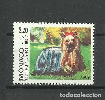 Sellos: MONACO -1989-**-EXPO CANINA - Foto 1
