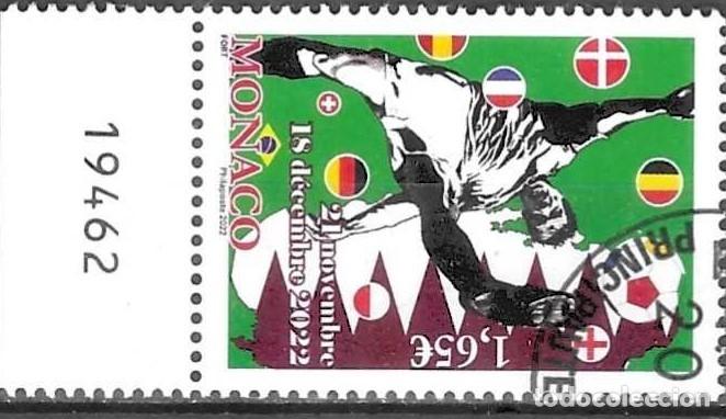 Sellos: SELLO USADO DE MONACO 2022, YT 3354 - Foto 1