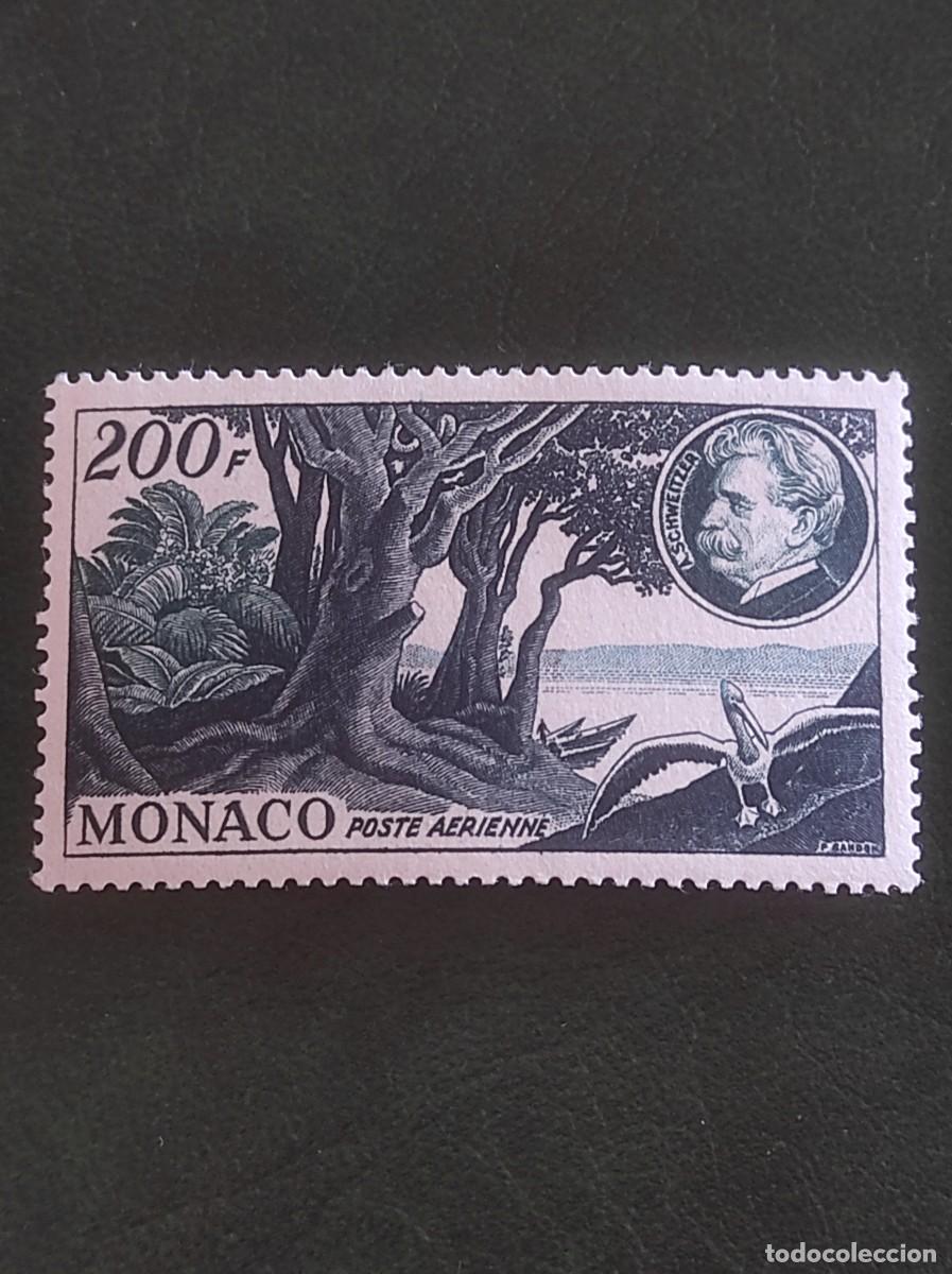 Sellos: 1955 M&oacute;naco** - Foto 1