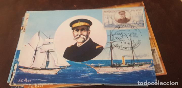 Sellos: TARJETAS POSTALES DE MONACO TEMATICAS EL OCEANOGRAFICO - Foto 2