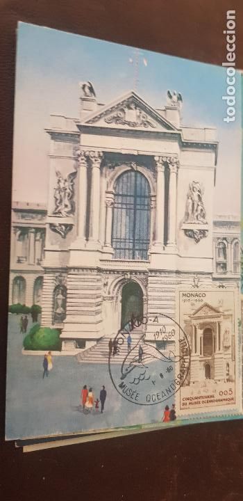 Sellos: TARJETAS POSTALES DE MONACO TEMATICAS EL OCEANOGRAFICO - Foto 1