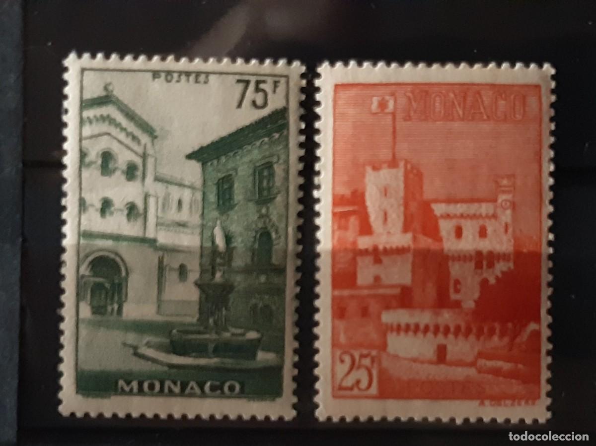 Sellos: M&Oacute;NACO, 1954. - Foto 1