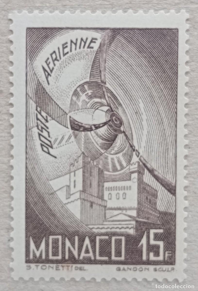 Sellos: 1947. M&Oacute;NACO. A 4. Palacio Principesco. Nuevo. - Foto 1