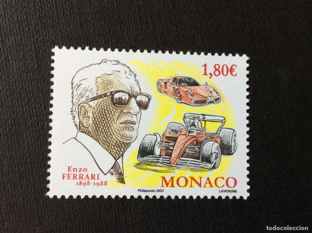 Sellos: MONACO A&Ntilde;O 2023. ENZO FERRARI - Foto 1