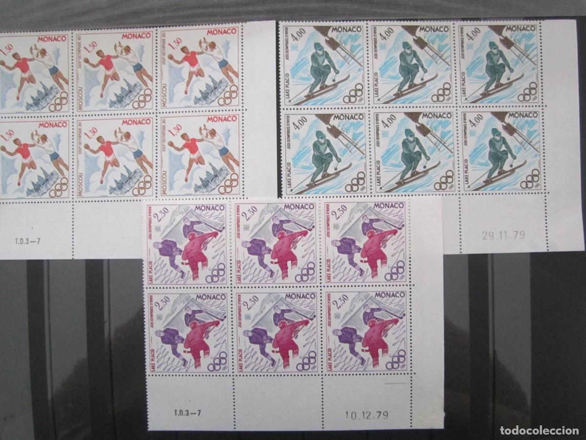 Sellos: LOTE DE 128 SELLOS NUEVOS MONACO - Foto 1