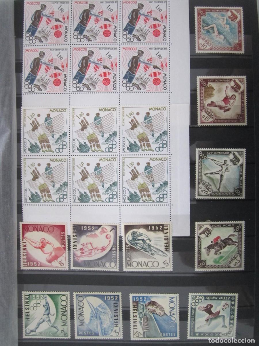 Sellos: LOTE DE 128 SELLOS NUEVOS MONACO - Foto 3