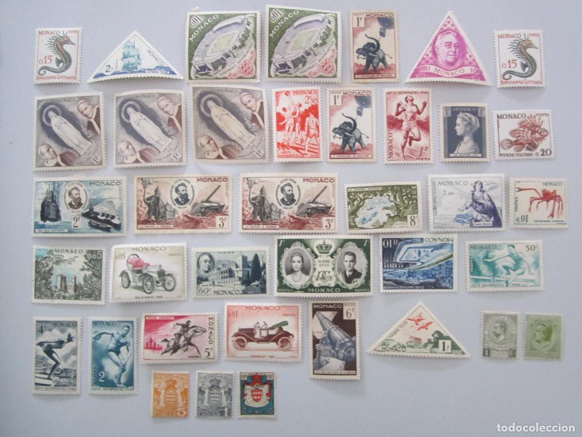 Sellos: LOTE DE 128 SELLOS NUEVOS MONACO - Foto 4