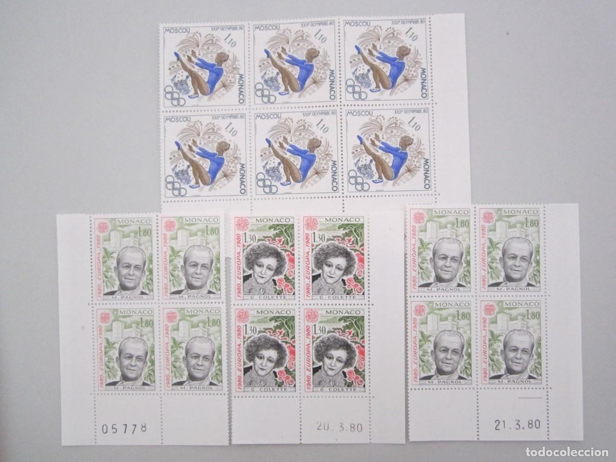 Sellos: LOTE DE 128 SELLOS NUEVOS MONACO - Foto 5