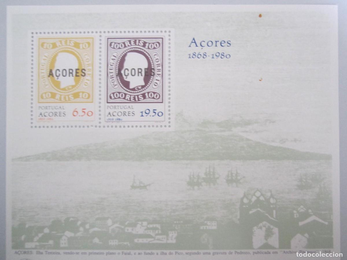 Sellos: HOJA CON 2 SELLOS A&Ccedil;ORES - Foto 1