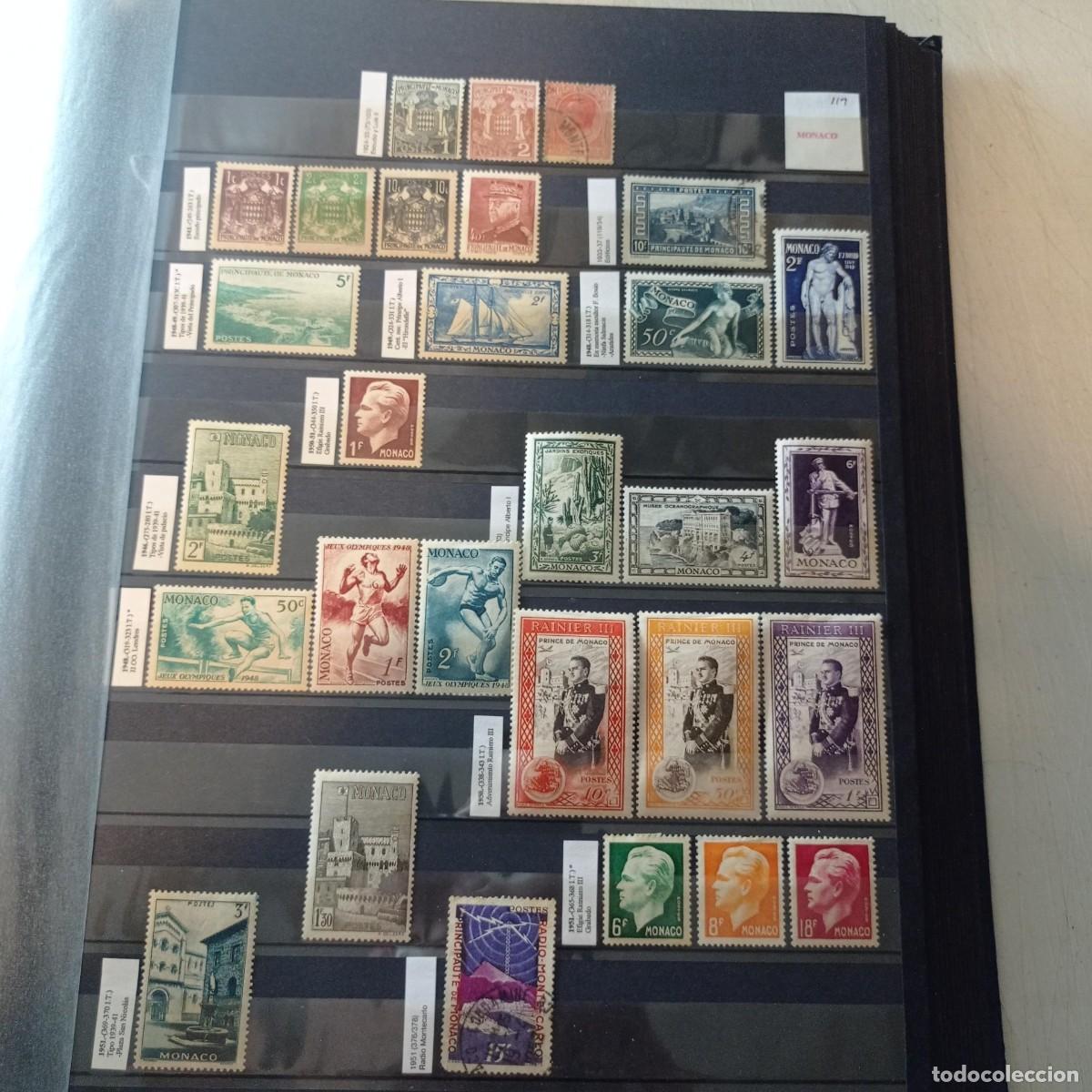 Sellos: Coleccion de sellos de Monaco 1924-1978 aprox. - Foto 1