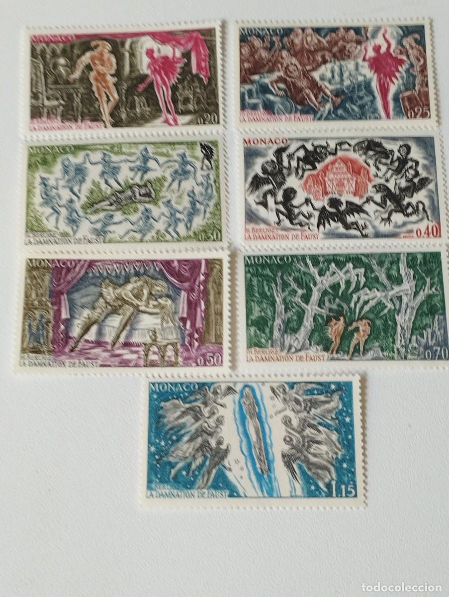 Sellos: SELLOS MONACO LA DAMNATION DE FAUST 1969 - Foto 1