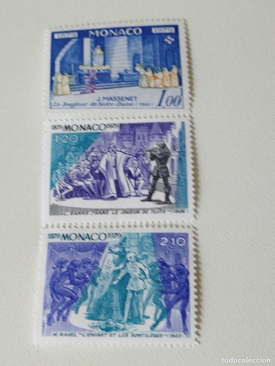 Sellos: SELLOS MONACO TEMA CERVANTES 1979 - Foto 1