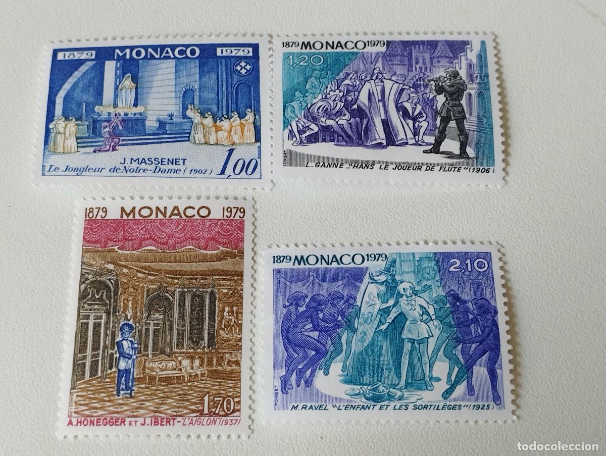 Sellos: SELLOS MONACO TEMA CERVANTES 1979 - Foto 1