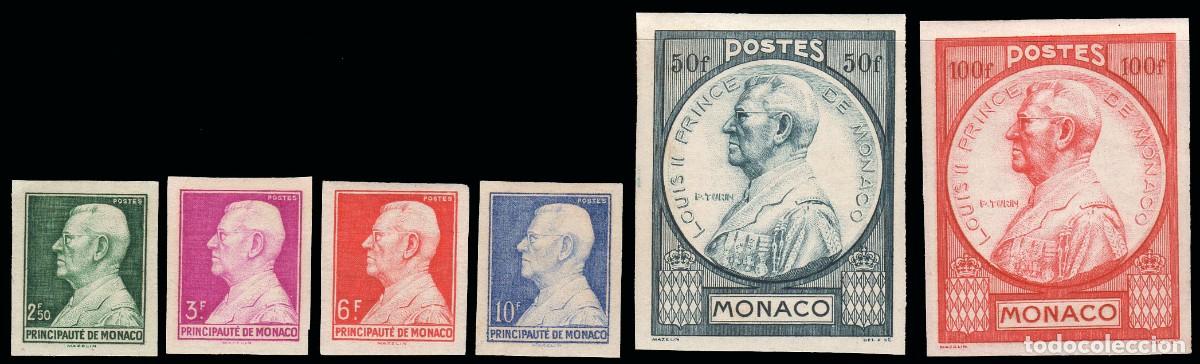 Sellos: M&oacute;naco - Yvert ** 281/6 S/dentar - Foto 1