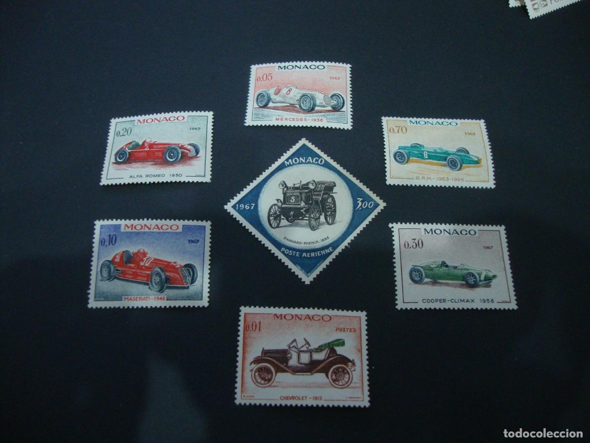 Sellos: LOTE SELLOS MONACO COCHES NUEVOS - Foto 1
