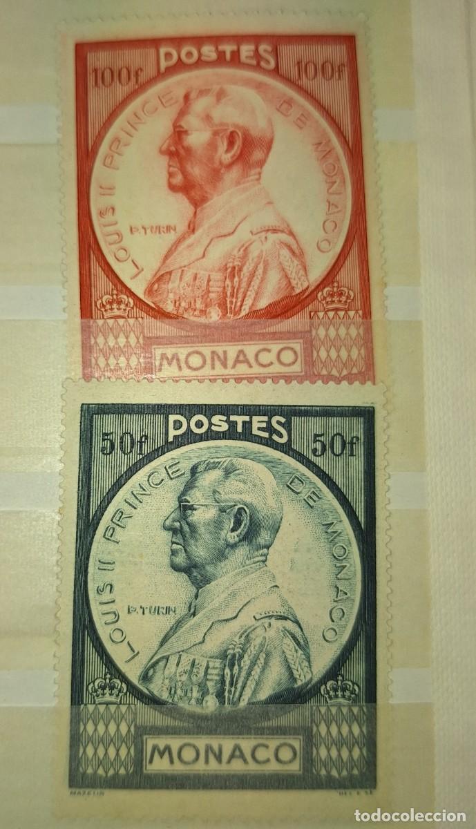 Sellos: M&Oacute;NACO, 1946, CAT.YT.285/286. - Foto 1