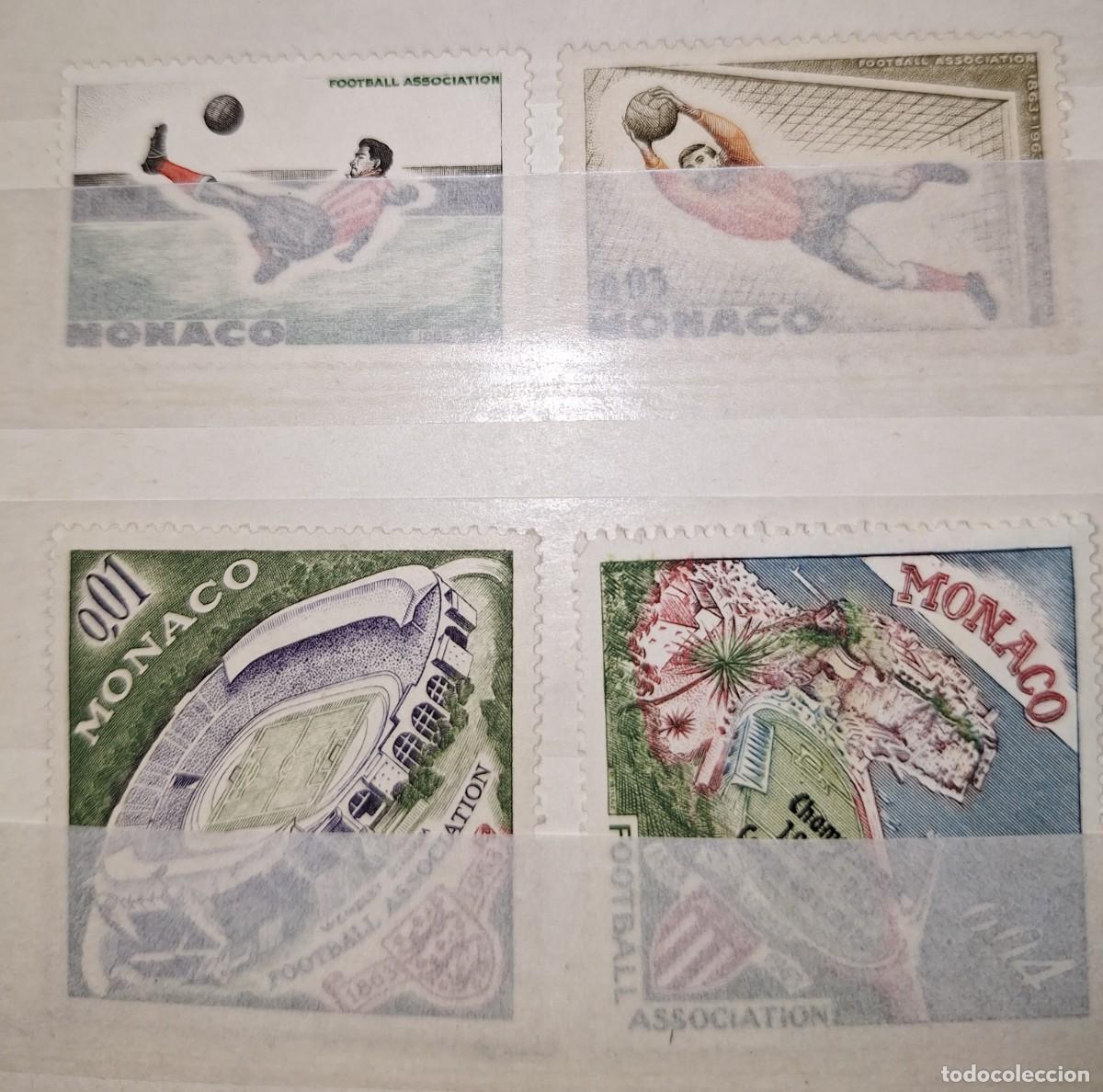 Sellos: M&Oacute;NACO, 1963, CAT.YT. 620/623. - Foto 1