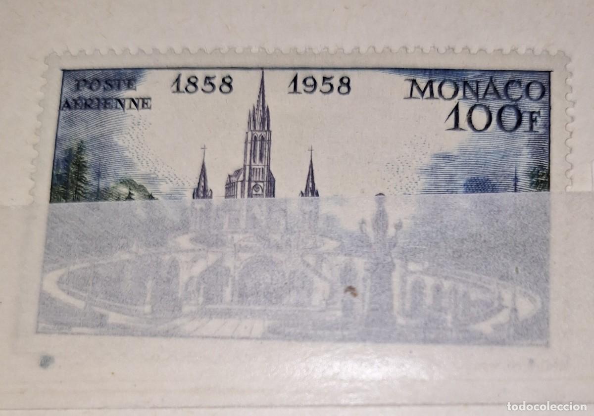 Sellos: M&Oacute;NACO, 1958, CAT.YT. PA.69. - Foto 1