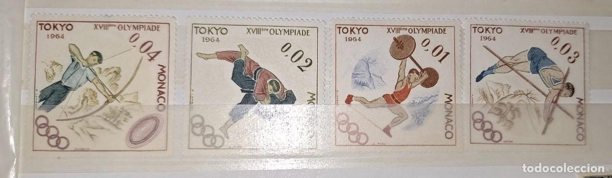 Sellos: M&Oacute;NACO, 1964, CAT.YT.654/657. - Foto 1
