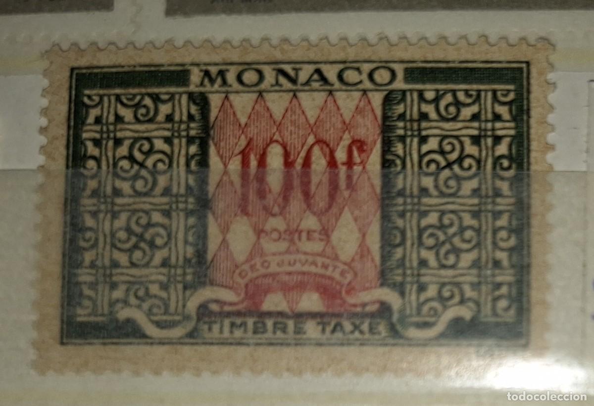 Sellos: M&Oacute;NACO, 1957, CAT.YT T 39.- - Foto 1