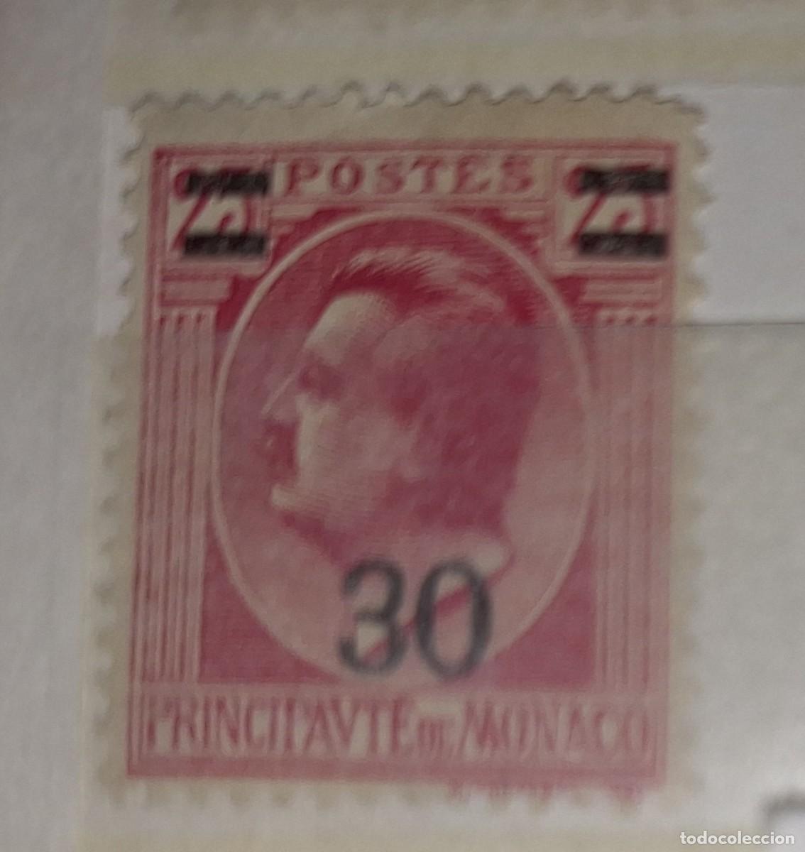 Sellos: M&Oacute;NACO, 1925, CAT.YT 104.- - Foto 1